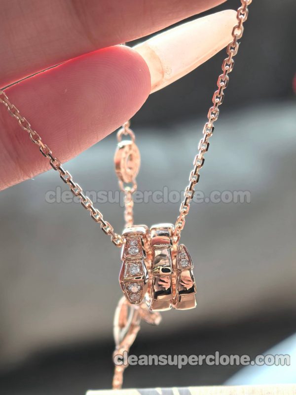 Jewelry 1:1 Copy description and price Bvlgari snake women's necklaces