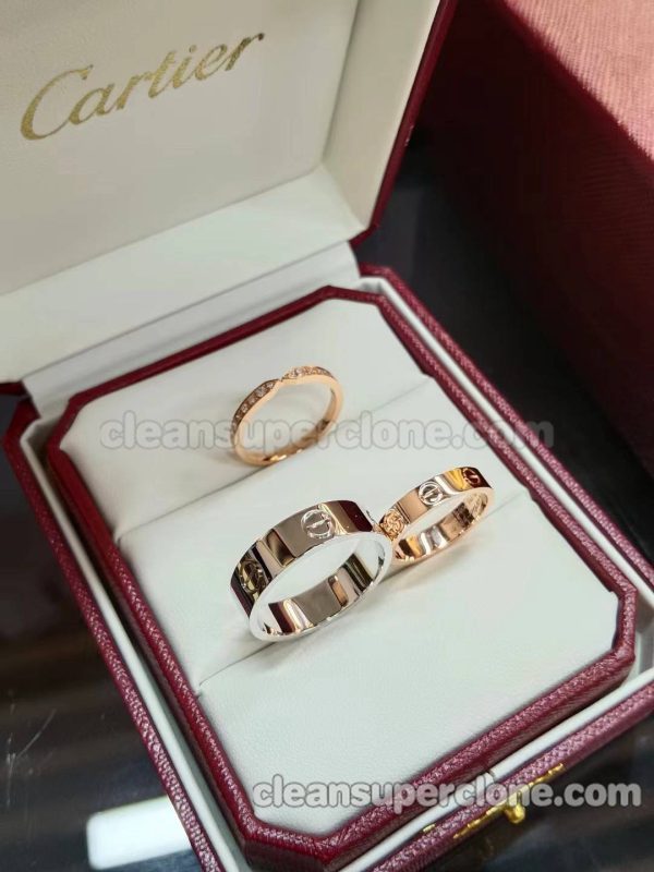 Jewelry 1:1 Copy description and price Cartier couple rings