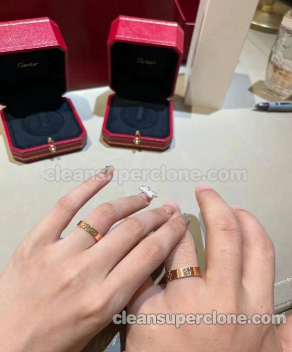 Jewelry 1:1 Copy description and price Cartier couple rings