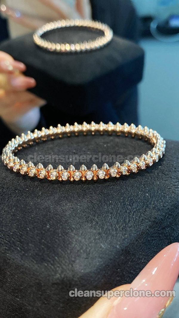 Jewelry 1:1 Copy description and price Cartier women's bracelets 4