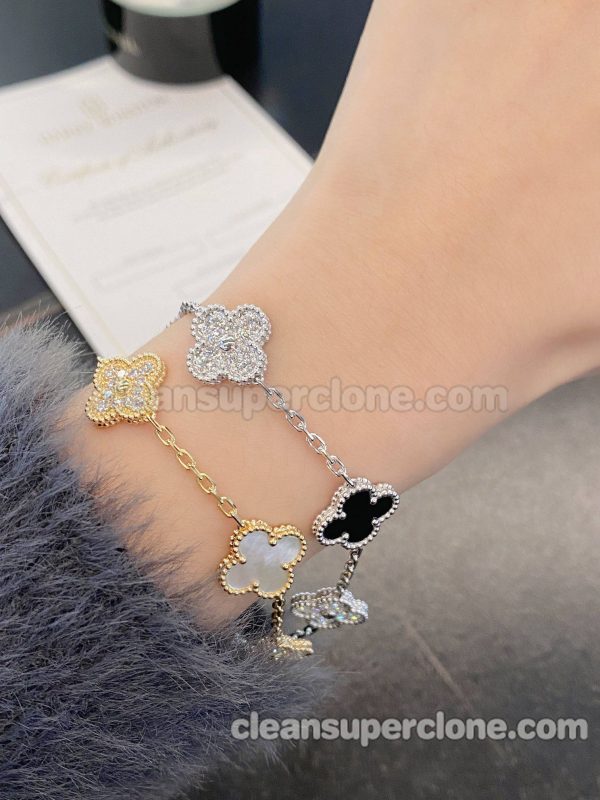 Van Cleef & Arpels bracelets Super Clone picture and price black and white women's Jewelry