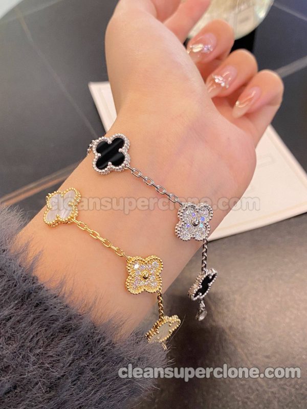 Van Cleef & Arpels bracelets Super Clone picture and price black and white women's Jewelry