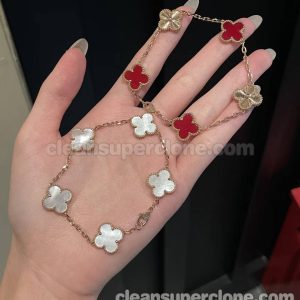 women's bracelets replica details and pricing red and white Van Cleef & Arpels Jewelry