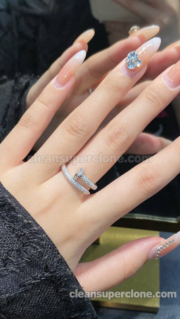 Jewelry 1:1 Copy description and price nails Cartier women's rings