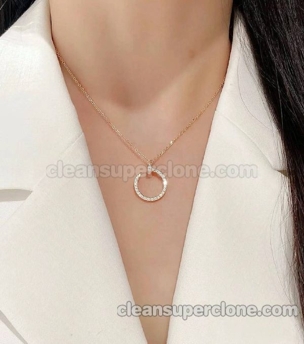 Cartier necklaces Super Clone picture and price nail women's Jewelry