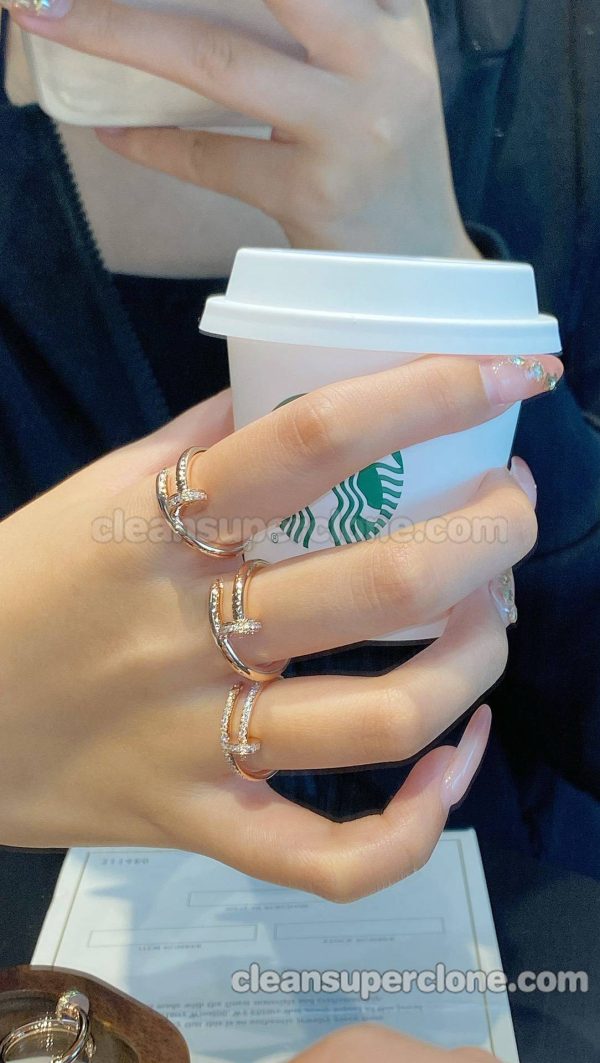 Jewelry 1:1 Copy description and price Cartier nail women's rings