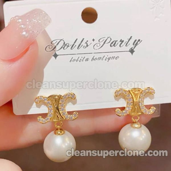 women's earrings replica details and pricing pearl Celine Jewelry 9