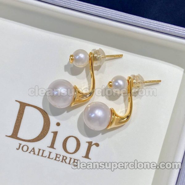 Jewelry 1:1 Copy description and price Dior pearl women's earrings 2