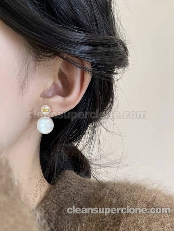 Jewelry 1:1 Copy description and price Dior pearl women's earrings 3