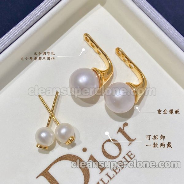 Jewelry 1:1 Copy description and price Dior pearl women's earrings 4