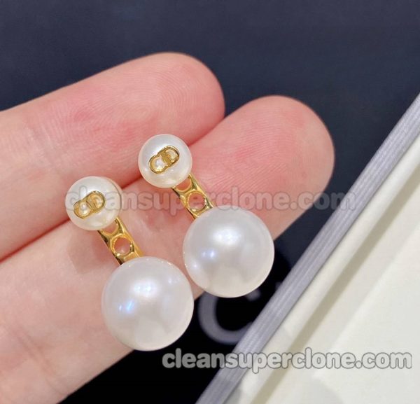 Jewelry 1:1 Copy description and price Dior pearl women's earrings 6