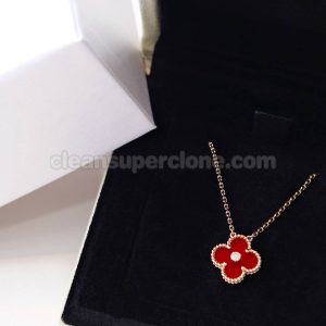 Van Cleef & Arpels necklaces Super Clone picture and price red women's necklaces