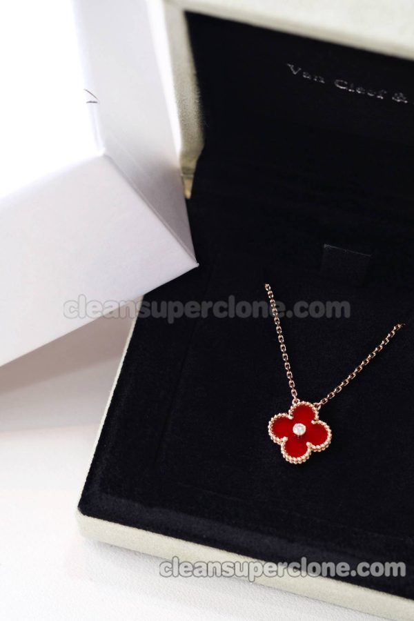 Van Cleef & Arpels necklaces Super Clone picture and price red women's necklaces