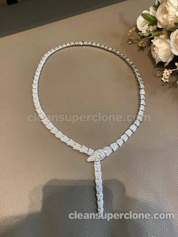 Jewelry 1:1 Copy description and price snakehead Bvlgari women's necklaces