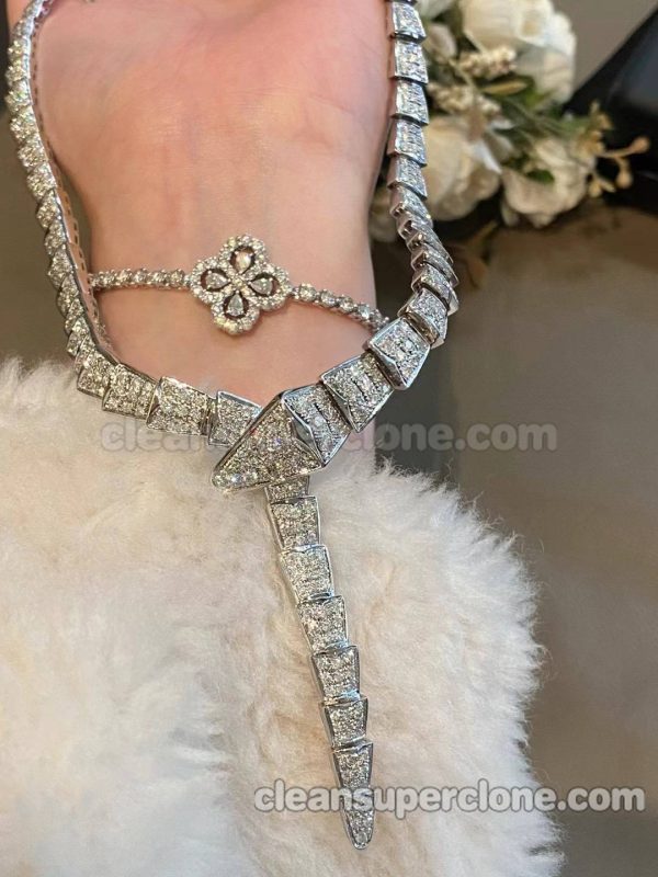 Jewelry 1:1 Copy description and price snakehead Bvlgari women's necklaces 5