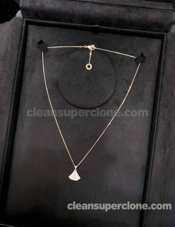 Jewelry 1:1 Copy description and price White Bvlgari women's necklaces 2