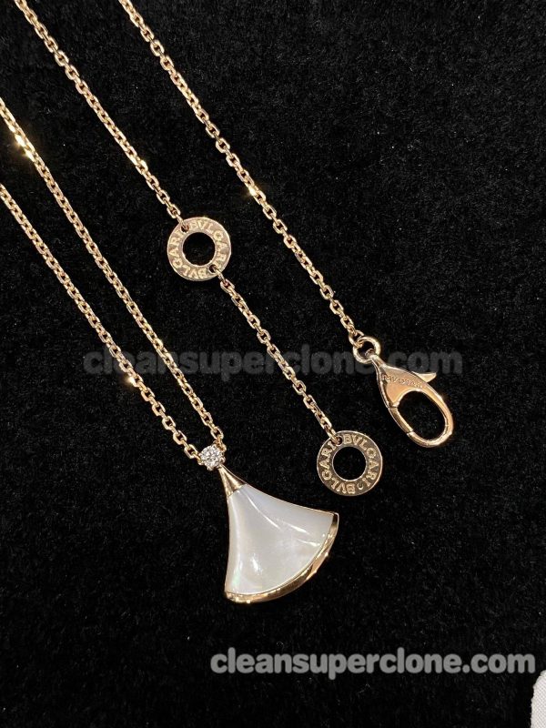 Jewelry 1:1 Copy description and price White Bvlgari women's necklaces 4