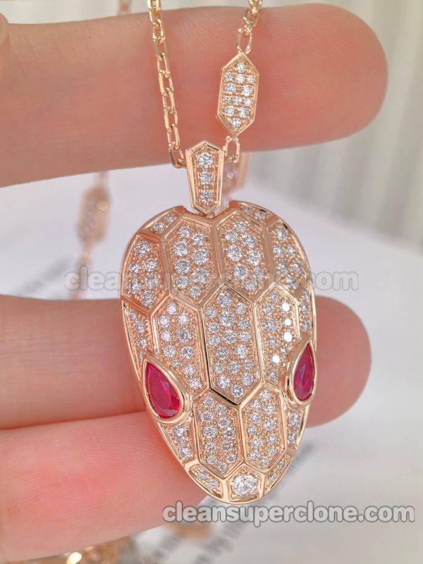 women's necklaces replica details and pricing snake Bvlgari Jewelry 4