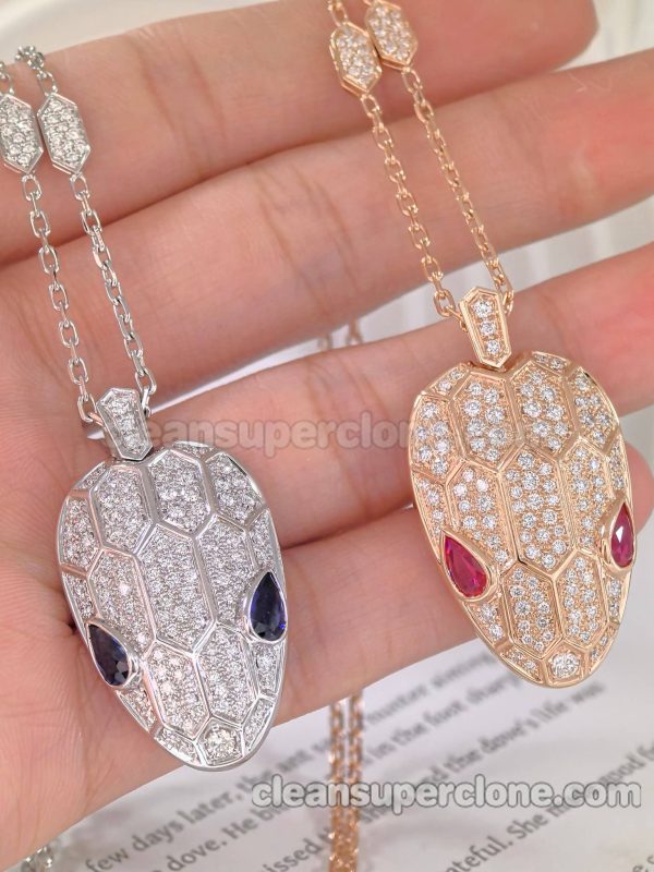 women's necklaces replica details and pricing snake Bvlgari Jewelry 5