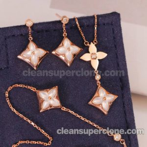 women's necklaces replica details and pricing white Louis Vuitton earrings bracelets Jewelry