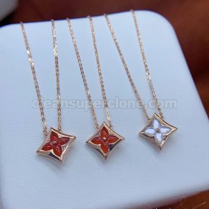 Jewelry 1:1 Copy description and price white and red Louis Vuitton women's necklaces