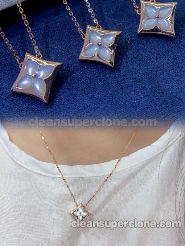 Jewelry 1:1 Copy description and price white and red Louis Vuitton women's necklaces 9