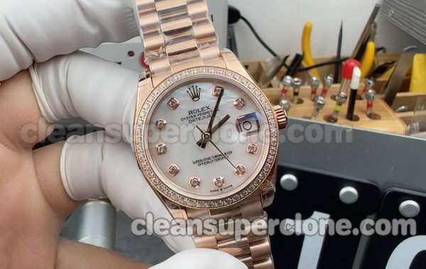 278285 1:1 Replica watch details and price GS Factory Rolex Datejust white mechanical women