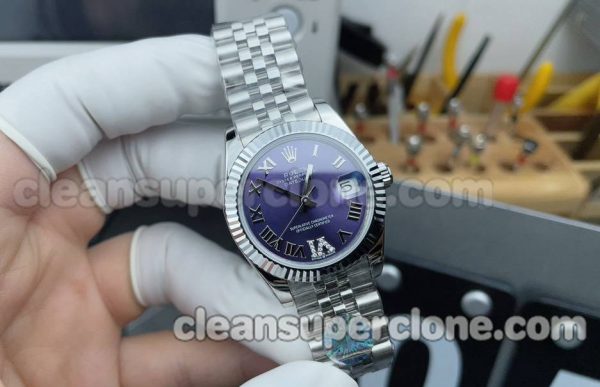 Rolex Super Clone Watch pictures and prices A+ Factory Dayjust 278274 purple mechanical women