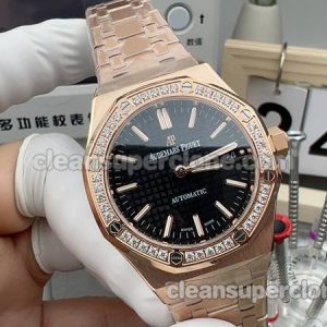 15451 1:1 Replica watch details and price B7 Factory Audemars Piguet Royal Oak black 37mm mechanical women