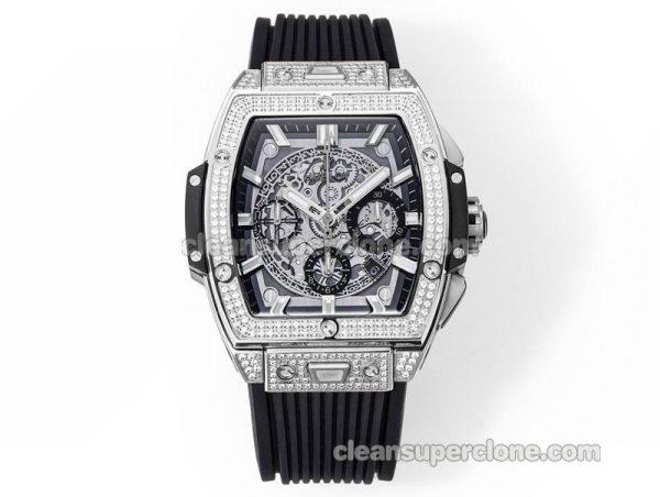 Big Bang replica watch details and pricing Hublot 642.NX Diamond case mechanical men