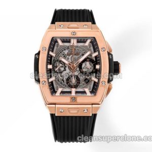 Big Bang replica watch details and pricing Hublot 642.OM Rose gold case black strap mechanical men