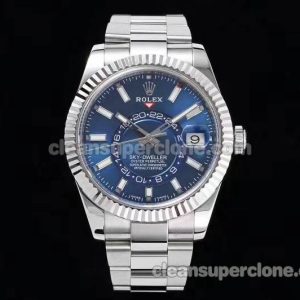 Rolex Super Clone Watch pictures and prices Noob Factory Sky-Dweller 326934 blue mechanical men