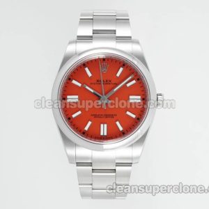 Rolex Super Clone Watch pictures and prices EWE Factory Oyster Perpetual 124300 red 41mm mechanical men