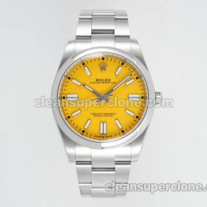 Rolex Super Clone Watch pictures and prices EWE Factory Oyster Perpetual 124300 yellow 41mm mechanical men