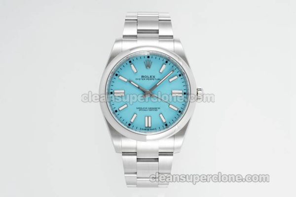 Rolex Super Clone Watch pictures and prices EWE Factory Oyster Perpetual 124300 Turquoise blue 41mm mechanical men