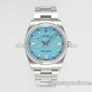 Rolex Super Clone Watch pictures and prices EWE Factory Oyster Perpetual 126000 Turquoise blue 36mm mechanical men