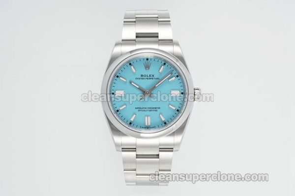 Rolex Super Clone Watch pictures and prices EWE Factory Oyster Perpetual 126000 Turquoise blue 36mm mechanical men