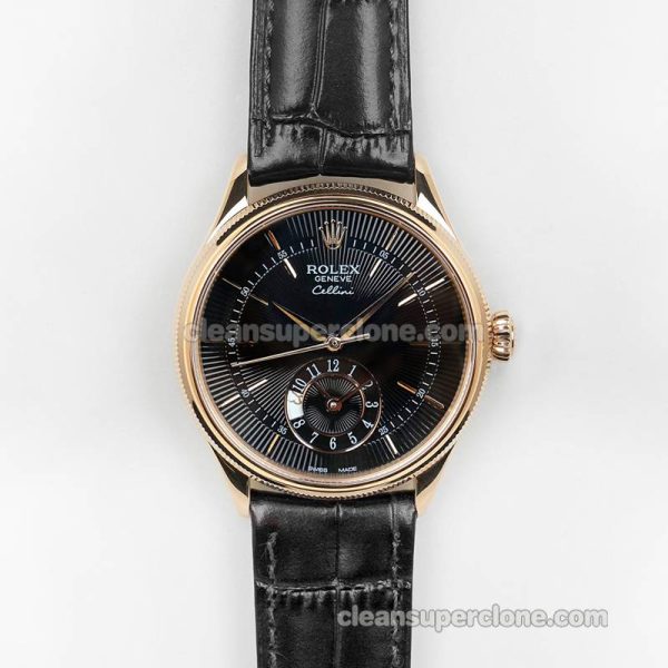 Rolex Super Clone Watch pictures and prices EW Factory Cellini 50525 black mechanical men
