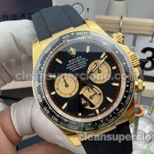 Daytona replica watch details and pricing VS Factory Rolex 126518 black 4131 mechanical men