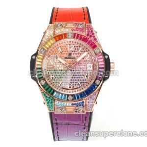 Big Bang replica watch details and pricing MS Factory Hublot 465.OX Colored diamond mechanical men