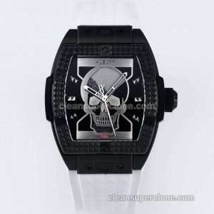 Big Bang replica watch details and pricing TW Factory Hublot 646.CI Skull whit rubber mechanical men