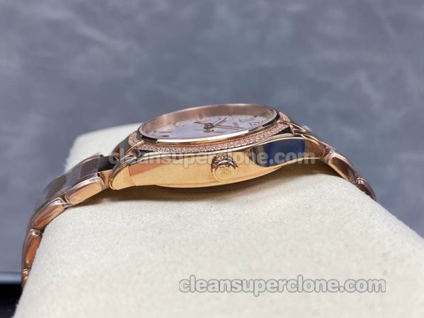Patek Philippe Super Clone watch picture and price Twenty~4 Rose gold silver dial Diamond 7300 mechanical women