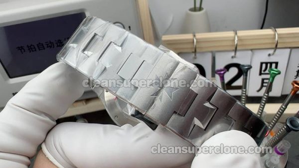 Overseas replica watch details and pricing TWA Factory Vacheron Constantin 47040 white mechanical men