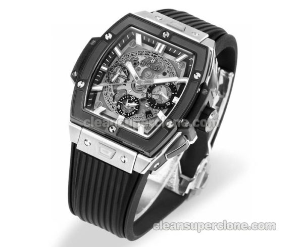 Big Bang replica watch details and pricing Hublot 642.NM Black bezel mechanical men