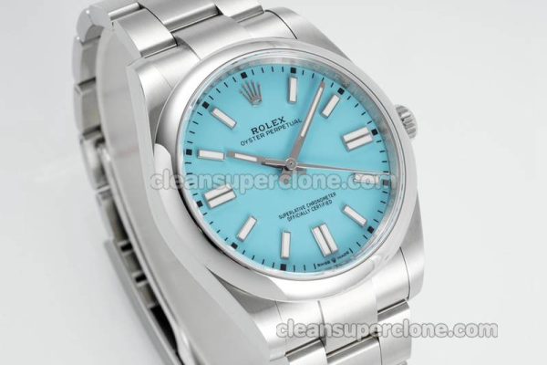 Rolex Super Clone Watch pictures and prices EWE Factory Oyster Perpetual 124300 Turquoise blue 41mm mechanical men