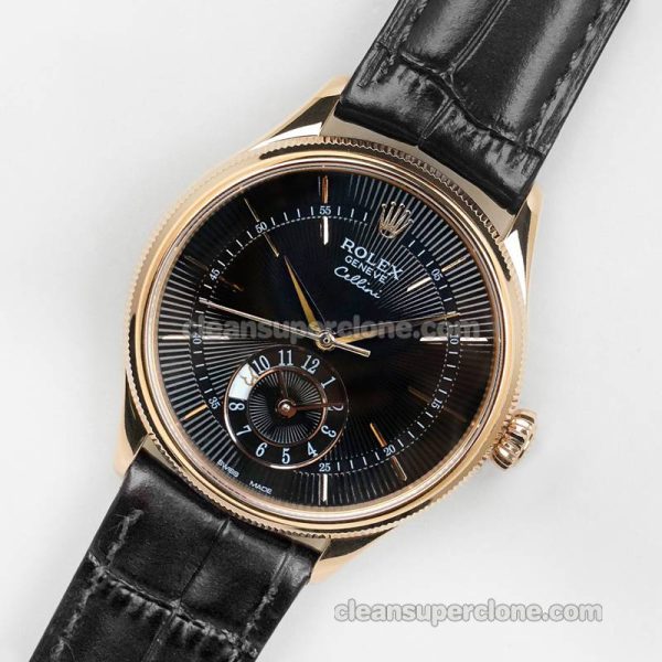Rolex Super Clone Watch pictures and prices EW Factory Cellini 50525 black mechanical men