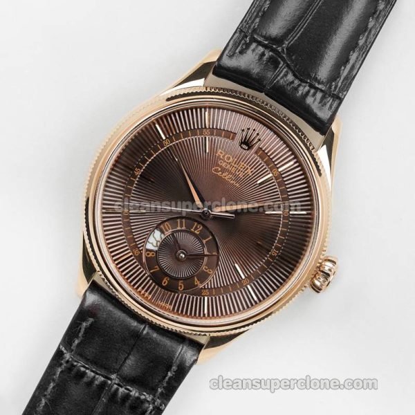 Rolex Super Clone Watch pictures and prices EW Factory Cellini 50525 brown mechanical men