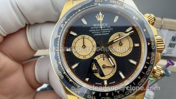 Daytona replica watch details and pricing VS Factory Rolex 126518 black 4131 mechanical men