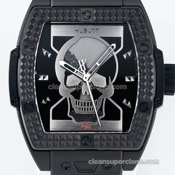 Big Bang replica watch details and pricing TW Factory Hublot 646.CI Skull whit rubber mechanical men