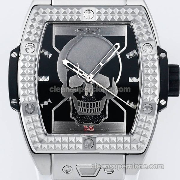 Big Bang replica watch details and pricing TW Factory Hublot 646.CI Skull white rubber mechanical men